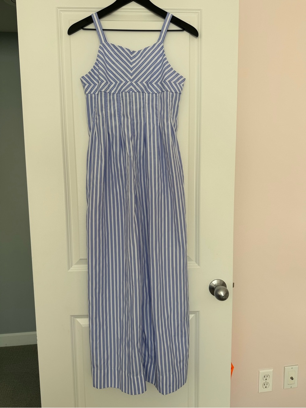 Habitual Blue and White Striped Jumpsuit Romper